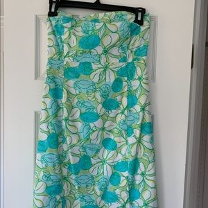Lily Pulitzer strapless dress
